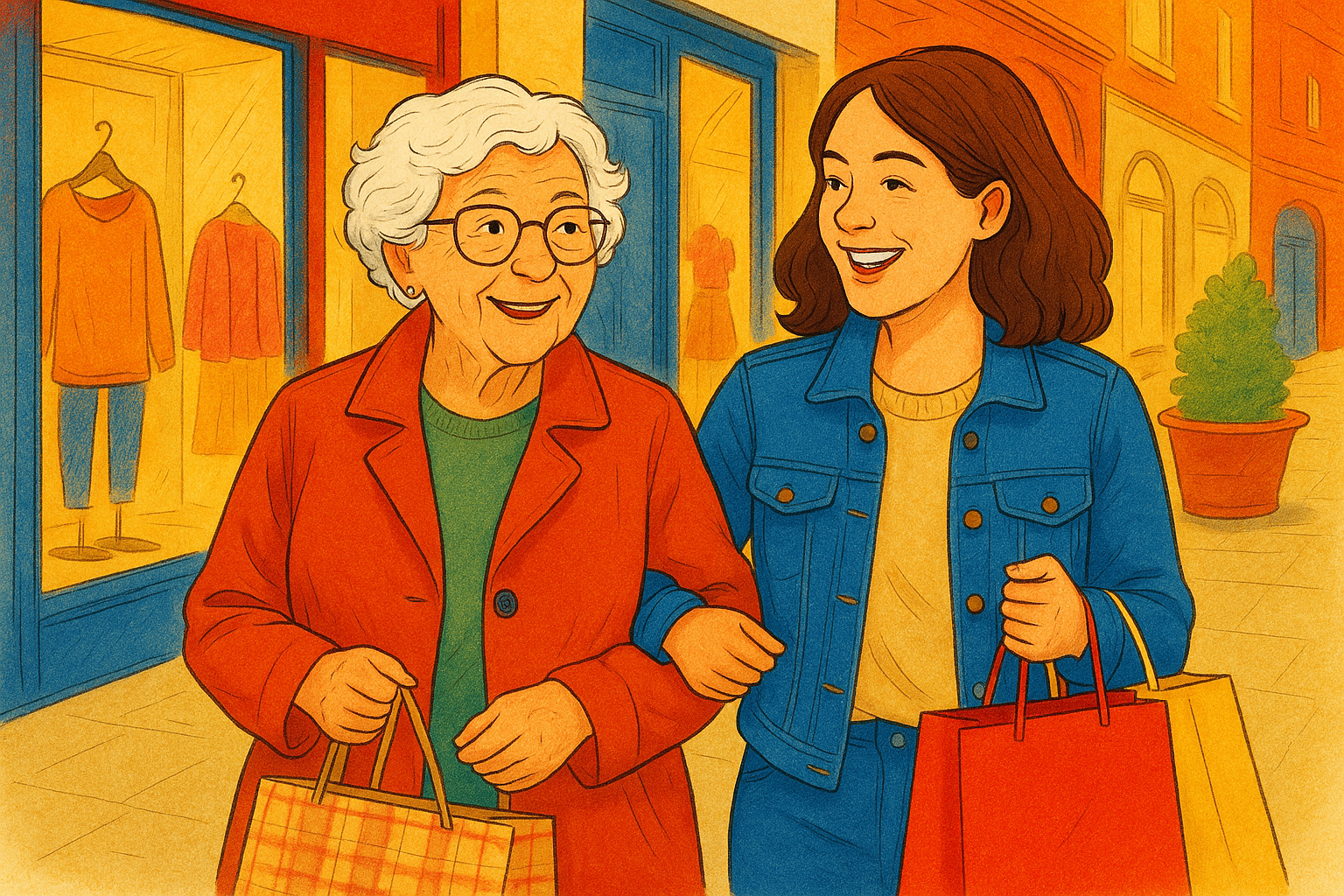 Shopmaatje gezocht voor een gezellige dame van 88