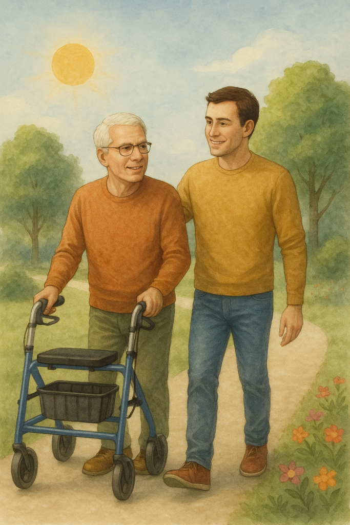 Word jij het wekelijkse wandelmaatje van een vriendelijke heer (61) uit de Kastelenbuurt in Schiedam