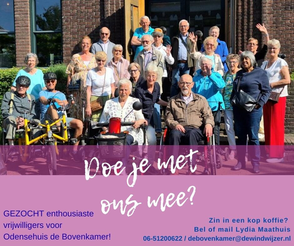 Vrijwilliger voor de "Bovenkamer "