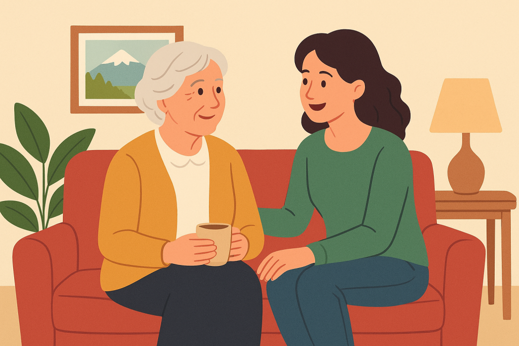Vrijwilliger gezocht voor gezellig contact en een goed gesprek