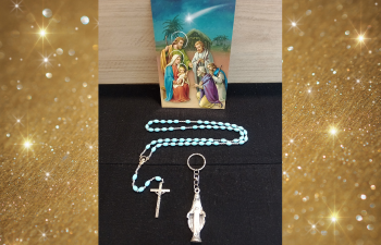 Rozenkrans met sleutelhanger