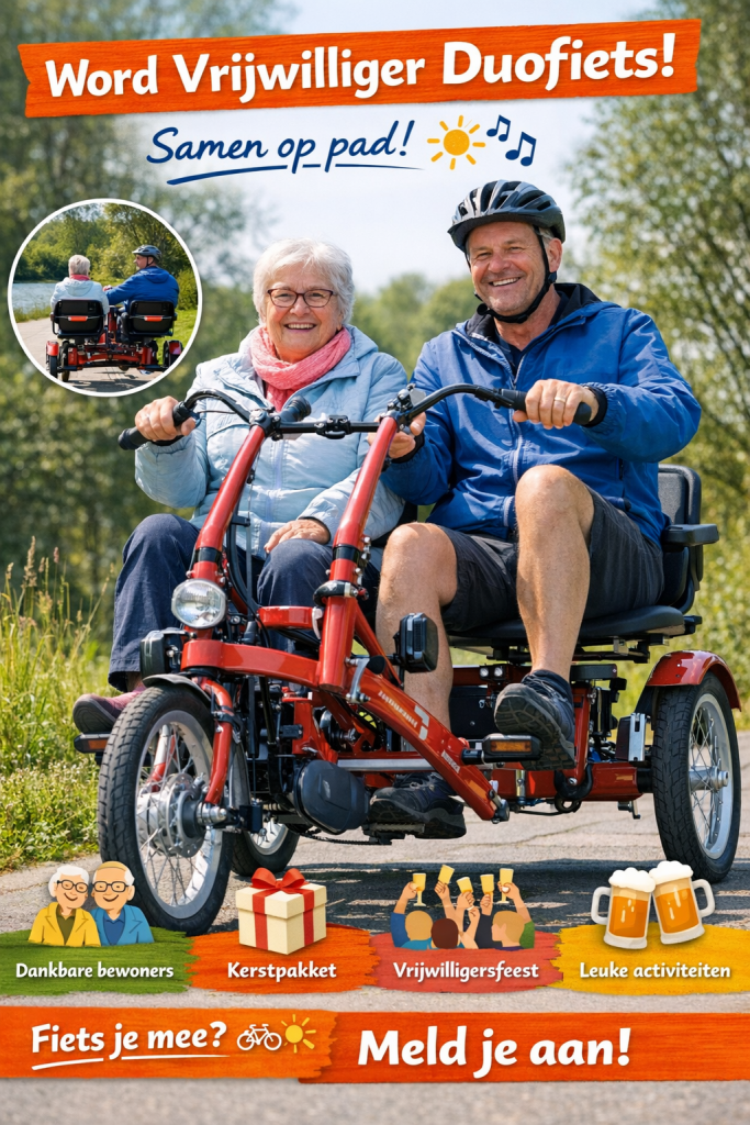 Vrijwilliger Duofiets , Samen op pad! 🚲