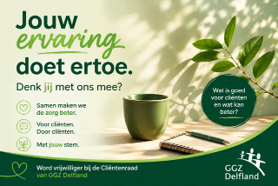 Vrijwilliger Cliëntenraad GGZ Delfland